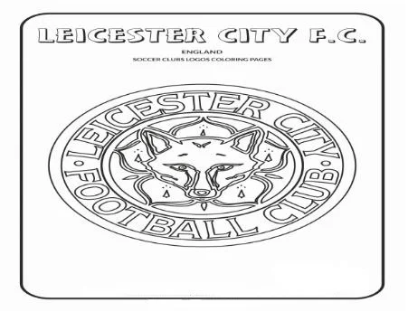 Logotipos Equipos La Premier League Inglaterra Para Colorear 20