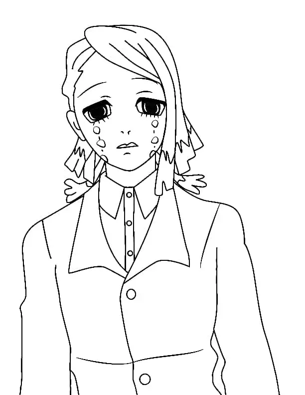 Desenhos de Enmu Demon Slayer Para Colorir 15