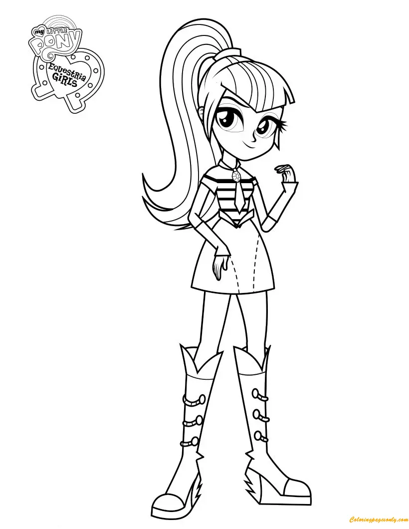 Equestria Girls Ausmalbilder 10