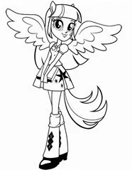 Equestria Girls Ausmalbilder 17