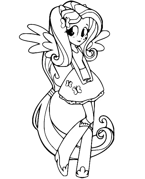 Equestria Girls Ausmalbilder 19