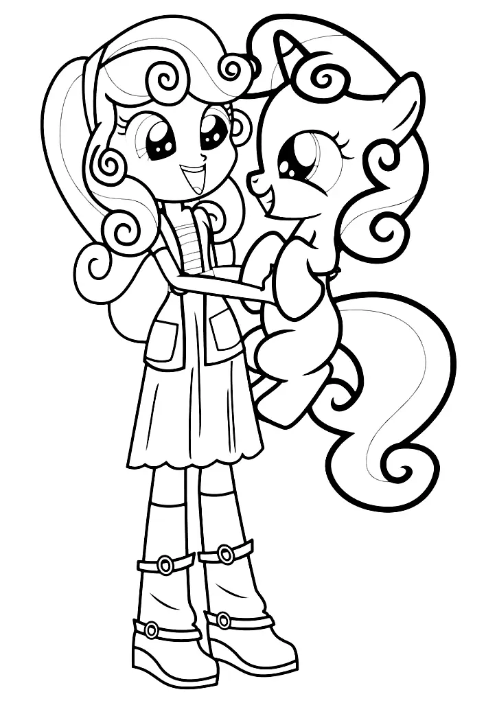Equestria Girls Ausmalbilder 20