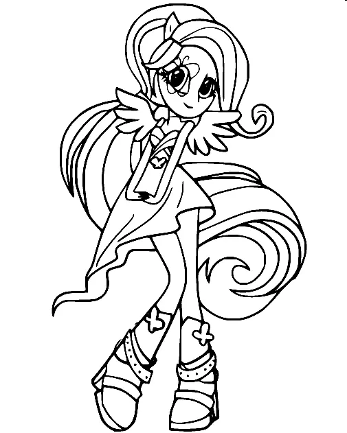 Equestria Girls Ausmalbilder 28