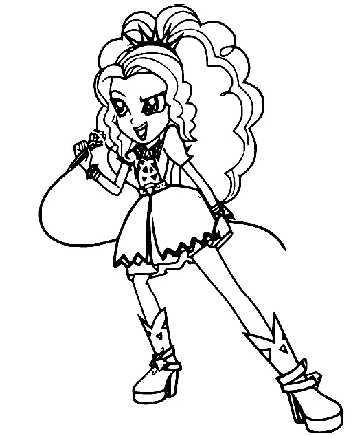 Equestria Girls Ausmalbilder 34