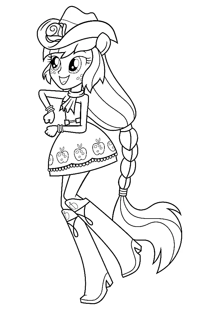 Equestria Girls Ausmalbilder 35