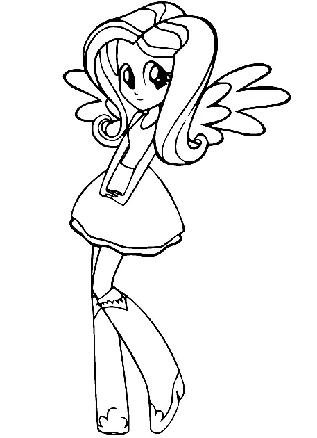 Equestria Girls Ausmalbilder 39