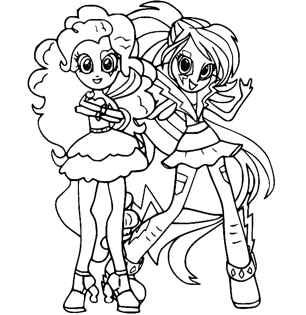 Equestria Girls Ausmalbilder 50