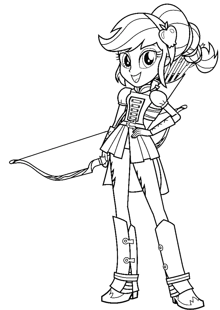 Equestria Girls Ausmalbilder 60