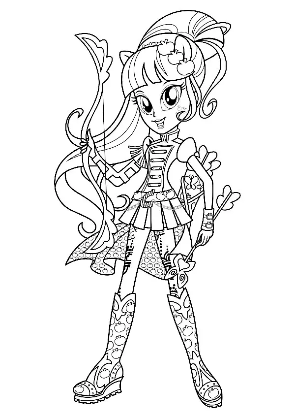 Equestria Girls Ausmalbilder 63