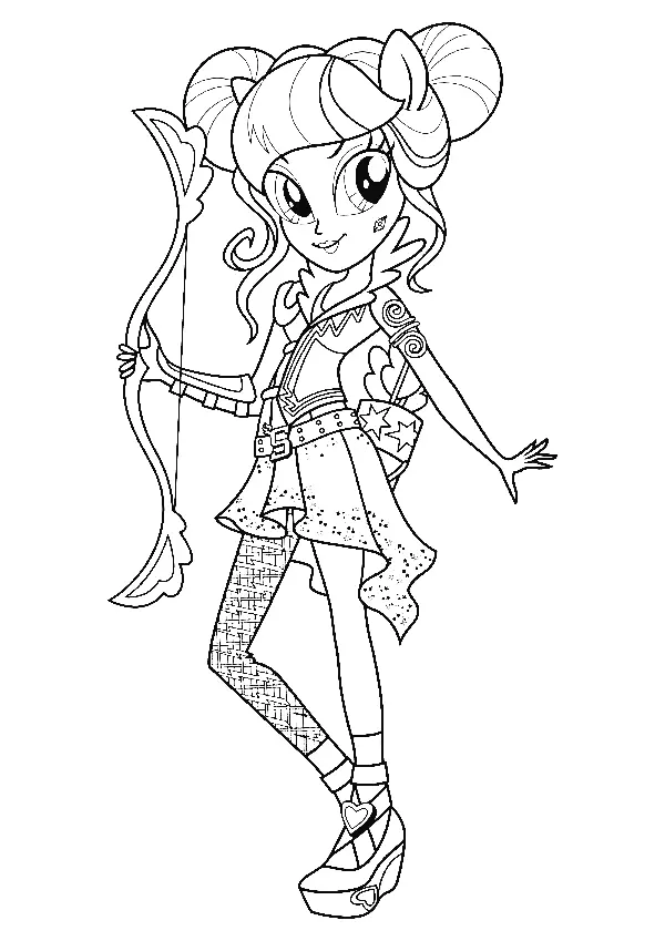 Equestria Girls Ausmalbilder 68