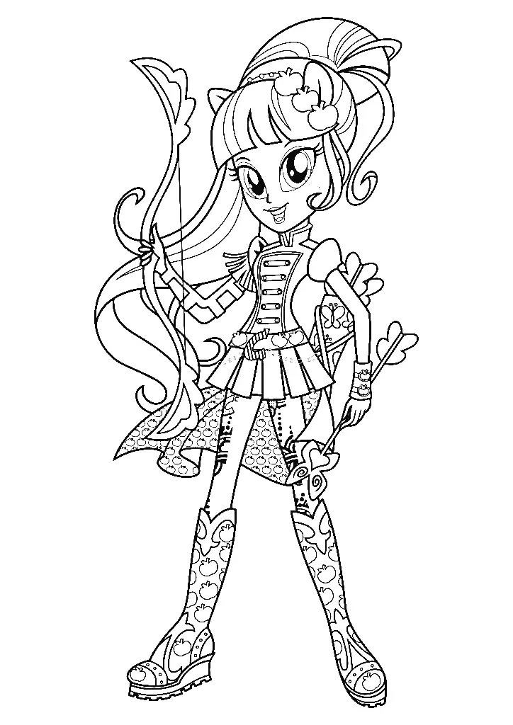 Equestria Girls Ausmalbilder 69