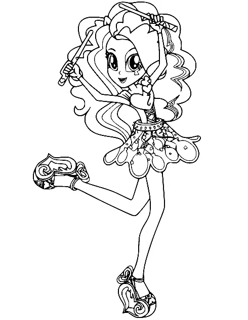 Equestria Girls Ausmalbilder 70