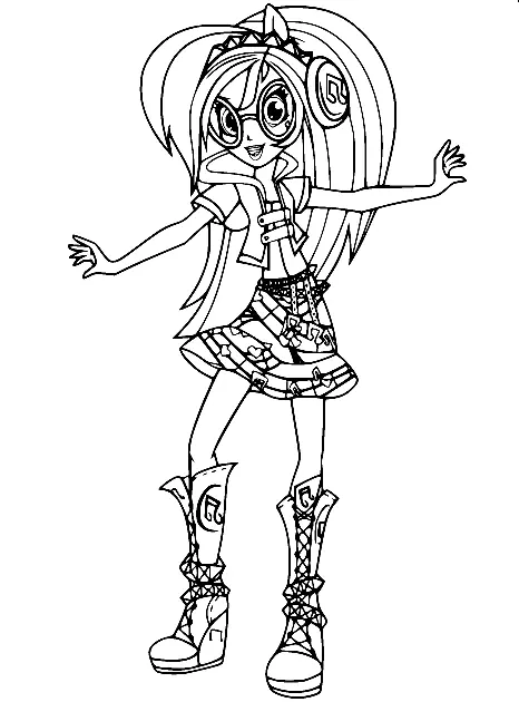 Equestria Girls Ausmalbilder 73