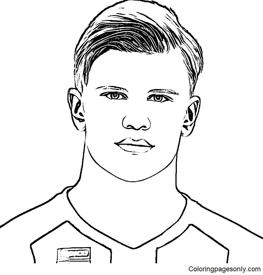 Erling Haaland Ausmalbilder 11
