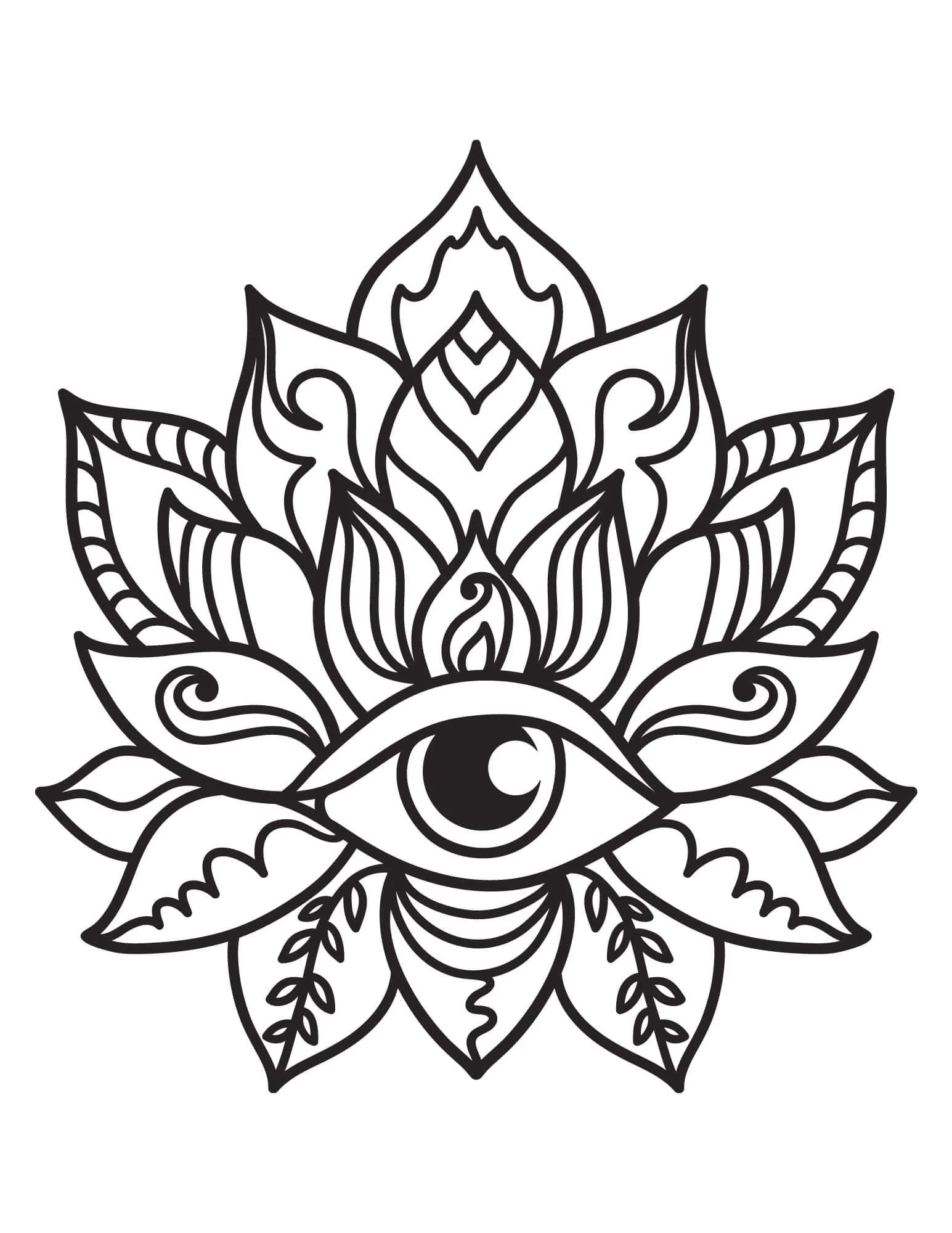 Böse Augen Ausmalbilder 5