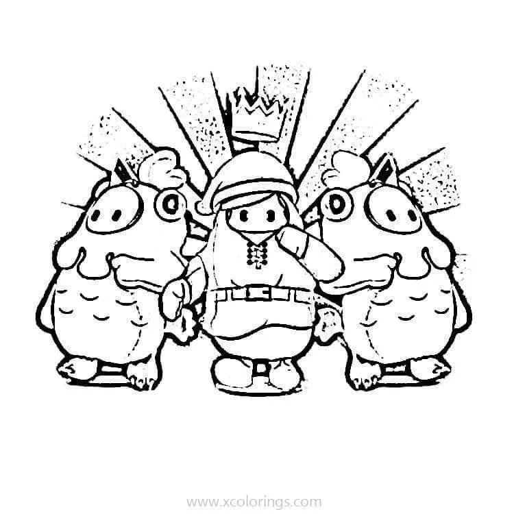 Fall Guys Coloring Pages 20