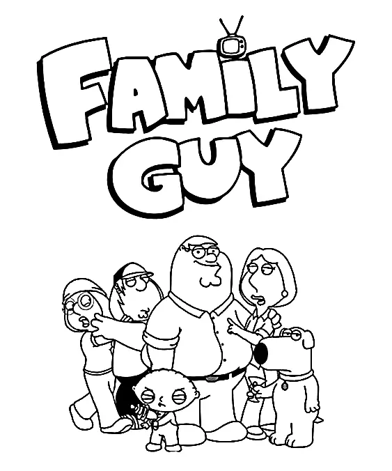 Familienmensch Ausmalbilder 12