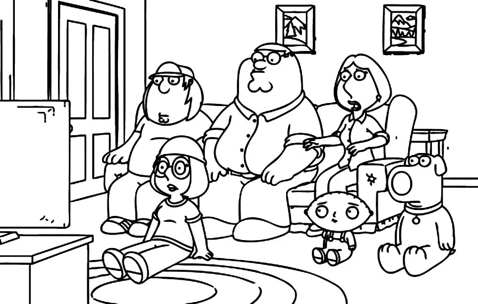 Familienmensch Ausmalbilder 4