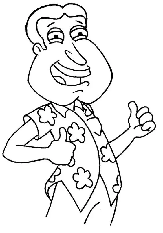 Desenhos de Uma Familia da Pesada Para Colorir 6
