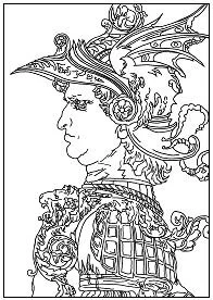 Desenhos de Pinturas Famosas Para Colorir 103