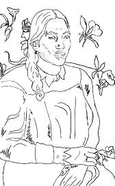 Famous paintings Coloring Pages 128