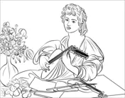 Pinturas Famosas Para Colorear 152