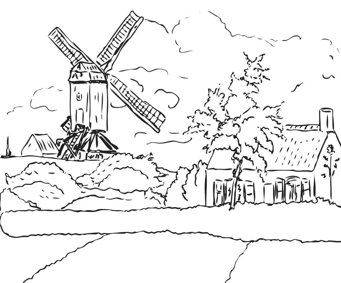 Desenhos de Pinturas Famosas Para Colorir 174
