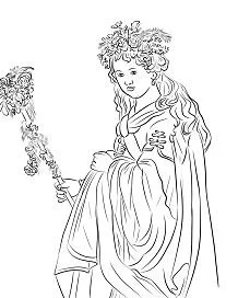 Famous paintings Coloring Pages 99