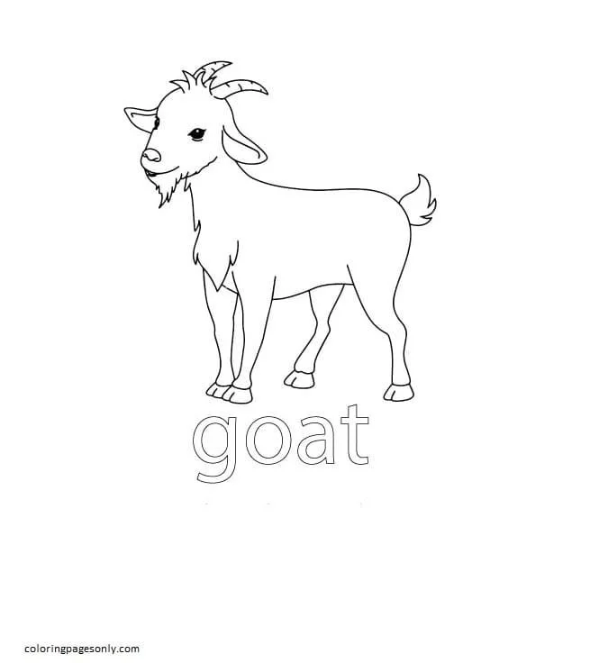 Farm Animal Coloring Pages 7