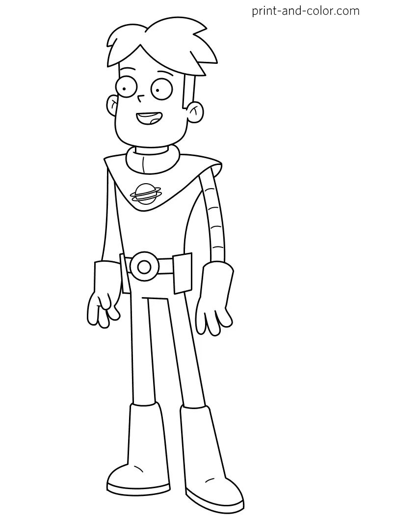 Final Space Coloring Pages 20