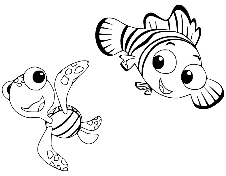 Desenhos de Procurando Nemo Para Colorir 41