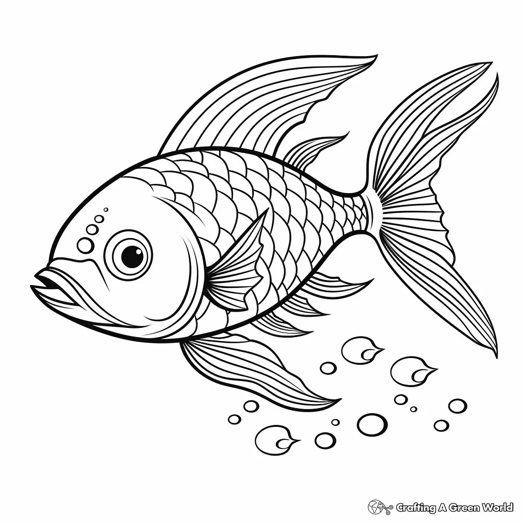Peixes para Colorir 18