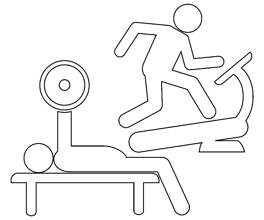 Fitness Para Colorear 14