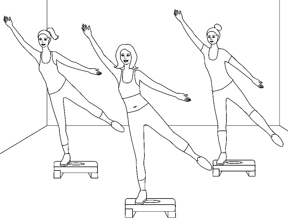 Fitness Coloring Pages 2