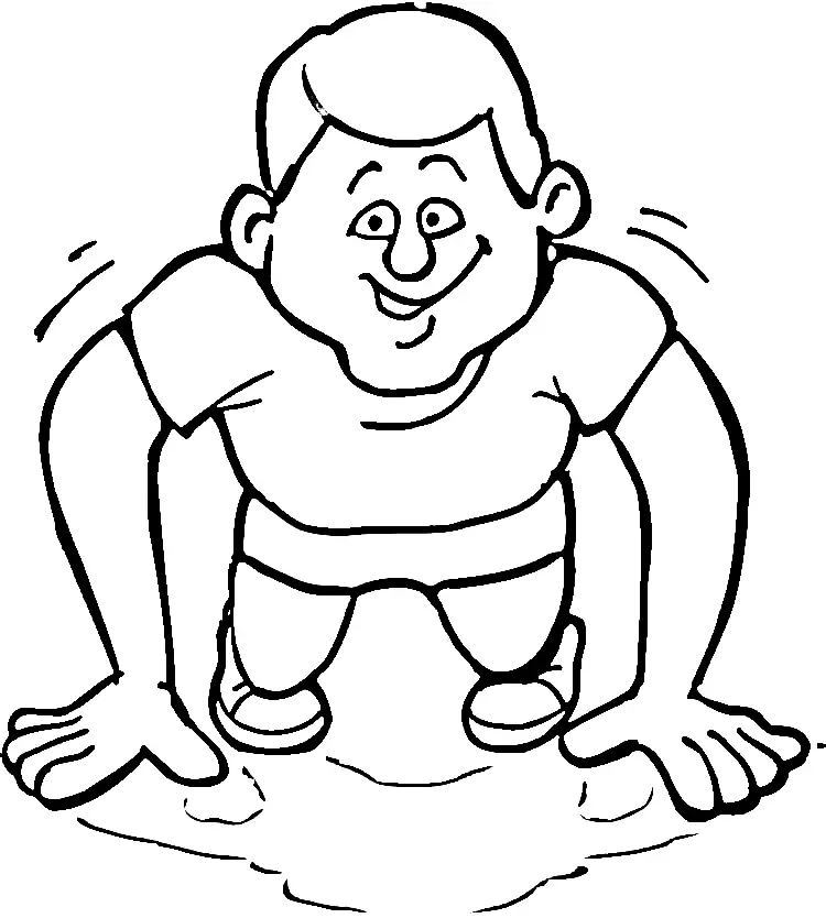 Fitness Para Colorear 4