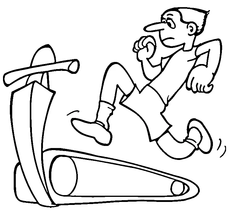 Fitness Para Colorear 6