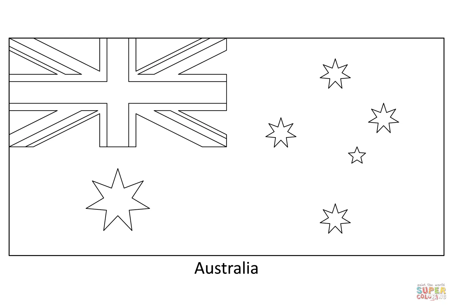 Bandeiras do Mundo para Colorir 10