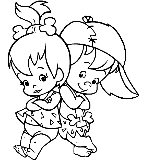 Los Picapiedra Para Colorear 24
