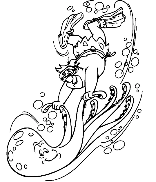 Desenhos de Flintstones Para Colorir 74