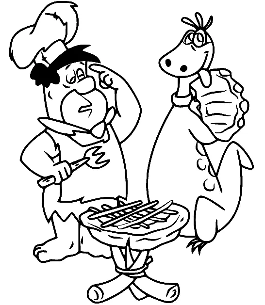 Los Picapiedra Para Colorear 85