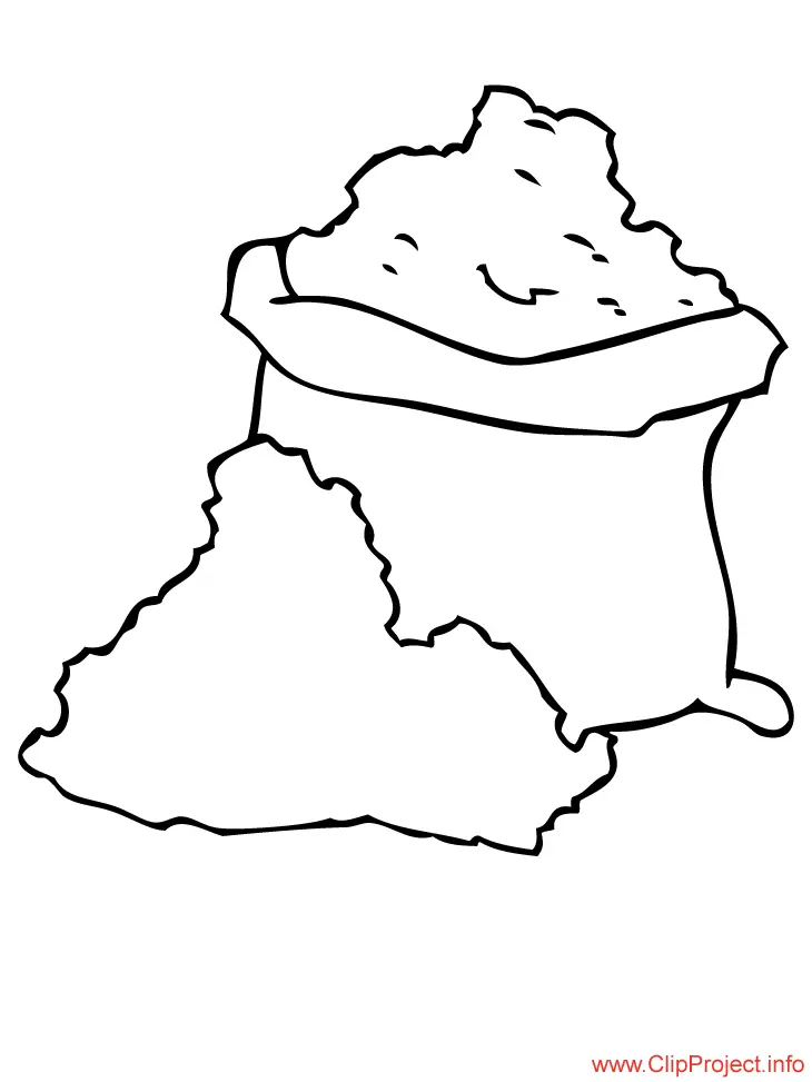 Flour Coloring Pages