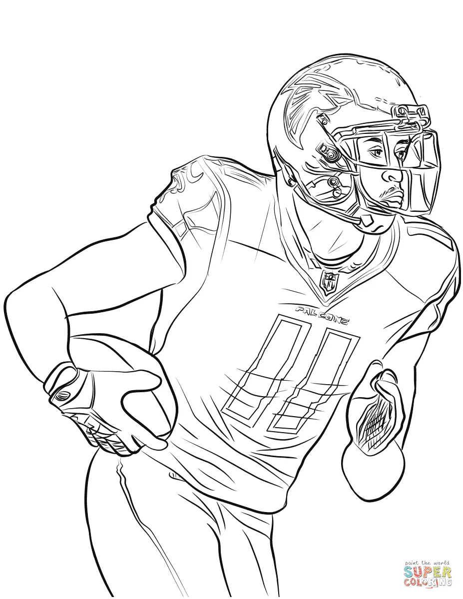 Futbolista Para Colorear 13