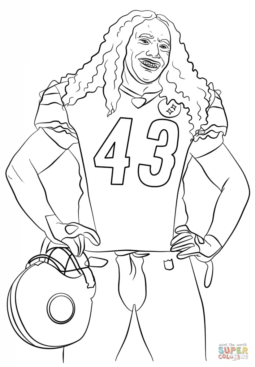 Desenhos de Jogadores de Futebol Para Colorir 25