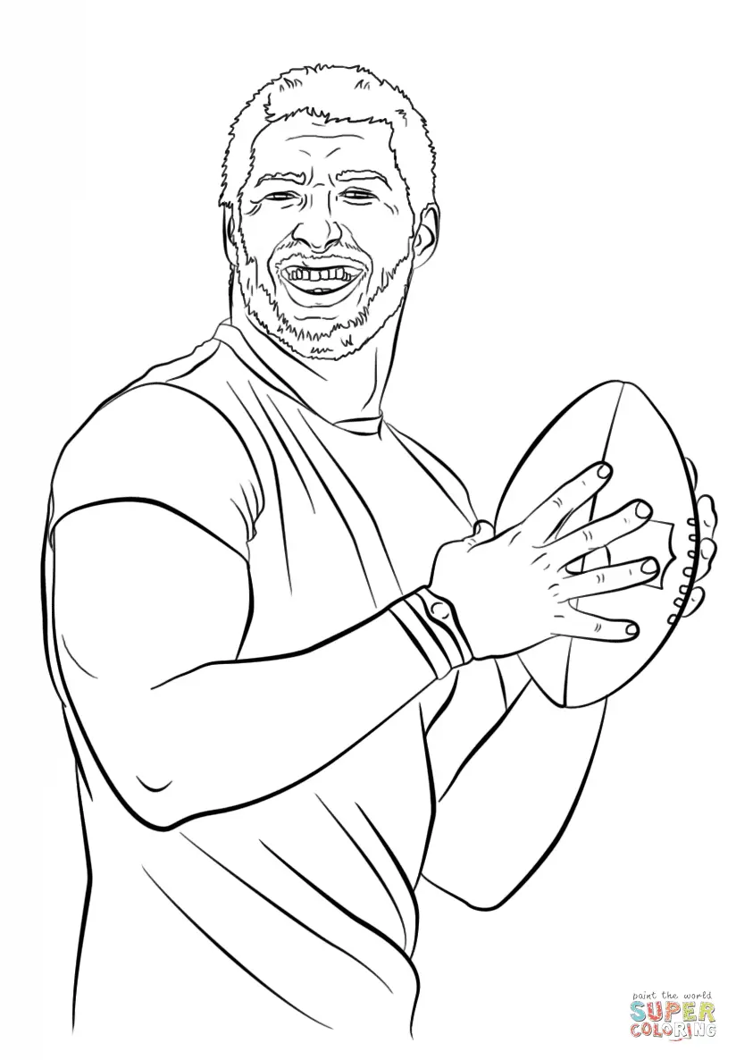 Futbolista Para Colorear 31