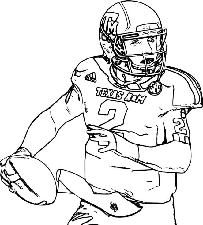 Desenhos de Jogadores de Futebol Para Colorir 9