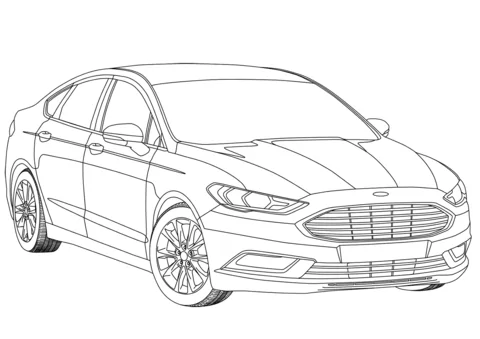 Ford Coloring Pages 1