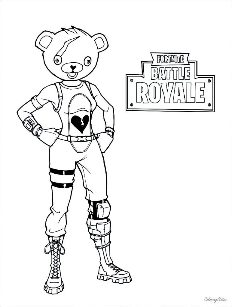 Fortnite para Colorir 10