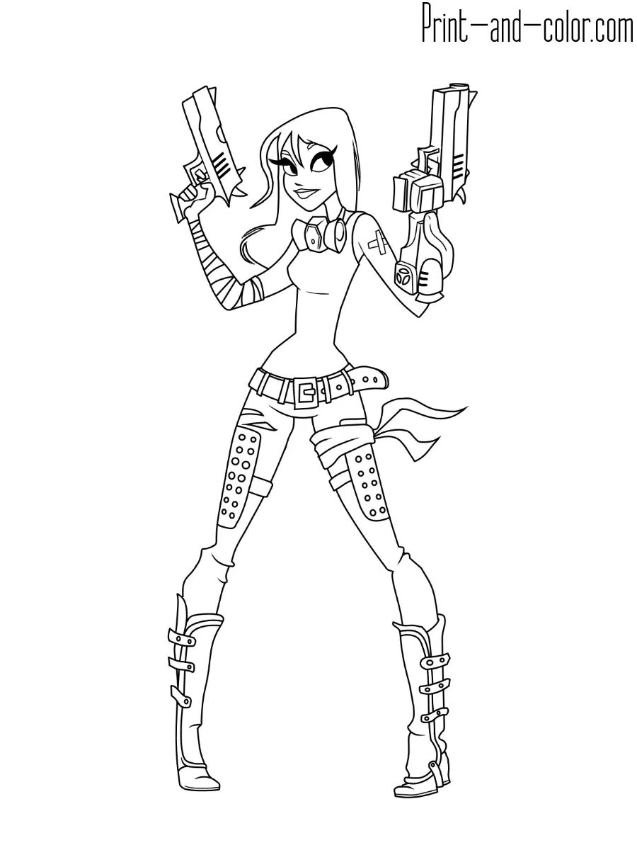 Fortnite coloring pages 12