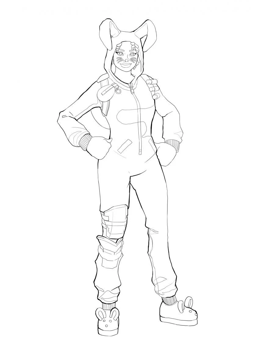 Fortnite para Colorir 26