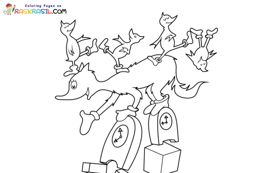 Fox In Socks Coloring Pages 10